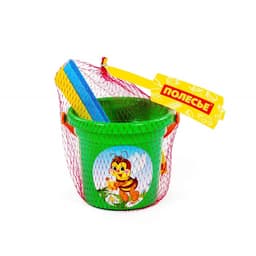 Набор игрушек для песочницы, 3 предмета: ведро 0.53 л, совок, грабельки, МИКС