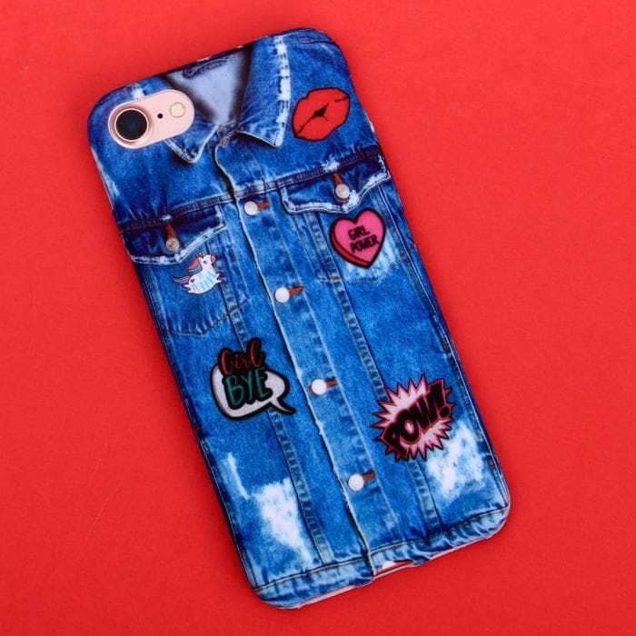Чехол на телефон iPhone 7 «Молодёжно», soft touch 6.5×14 см