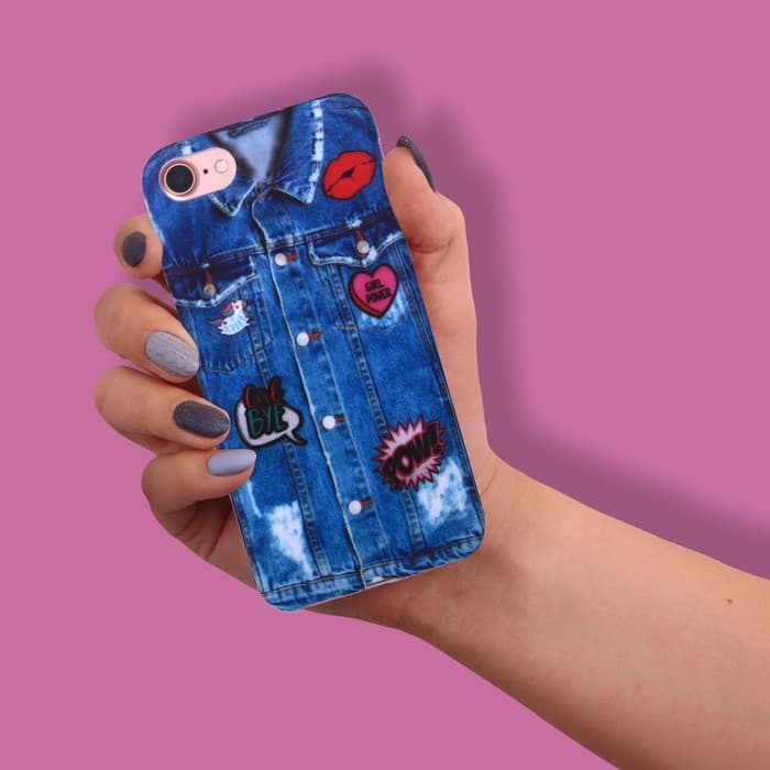 Чехол на телефон iPhone 7 «Молодёжно», soft touch 6.5×14 см