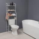 Стеллаж над унитазом, 47×25×152 см, белый