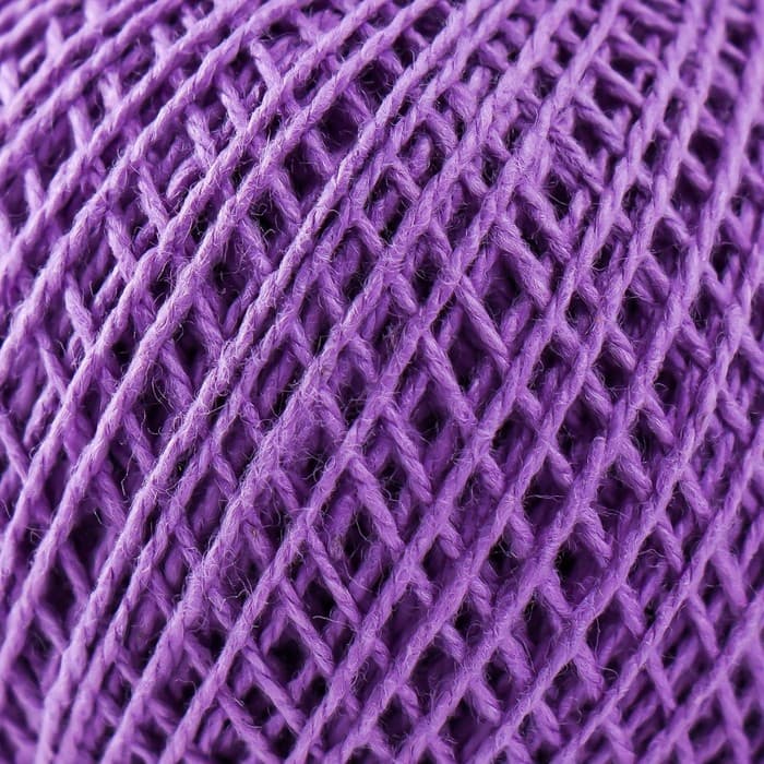 Пряжа для вязания спицами, крючком «ПНК Кирова. Флокс», 150 м/25 г, 100% хлопок немерсеризованный, цвет 1302