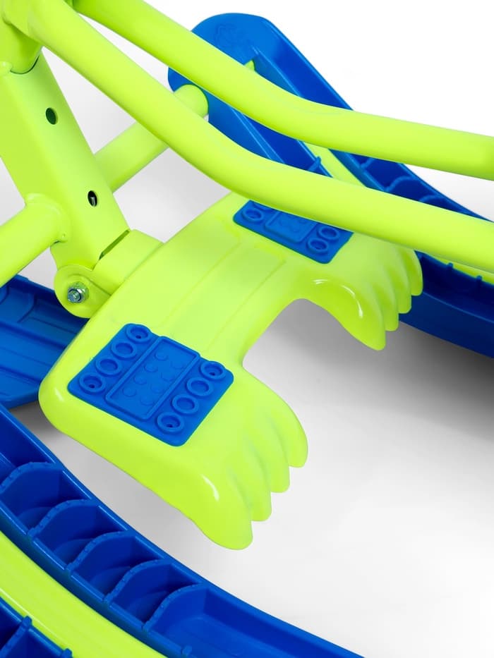 Снегокат «Тимка спорт 4-1», со спинкой, голубой, зелёный, ТС4-1/Ф22 Nika Kids