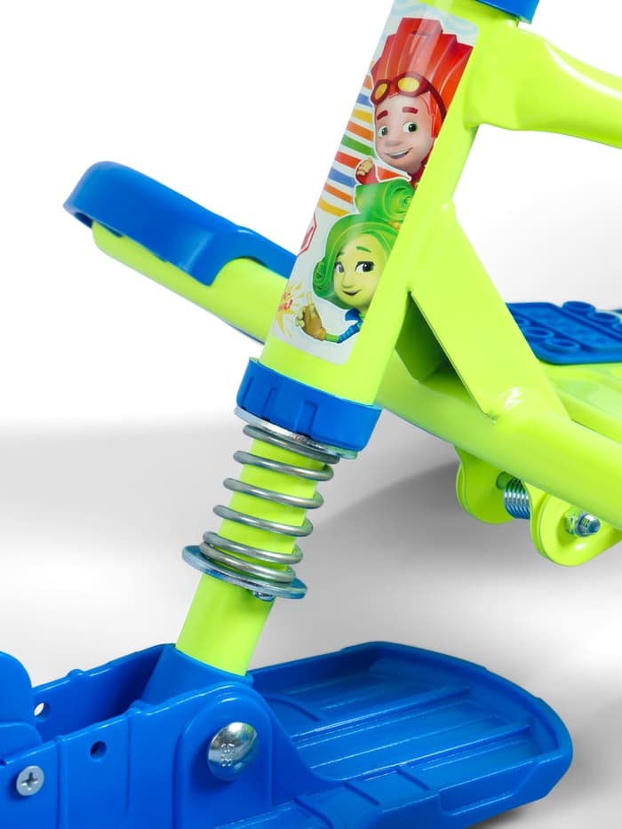 Снегокат «Тимка спорт 4-1», со спинкой, голубой, зелёный, ТС4-1/Ф22 Nika Kids