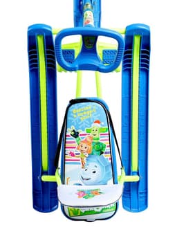 Снегокат «Тимка спорт 4-1», со спинкой, голубой, зелёный, ТС4-1/Ф22 Nika Kids