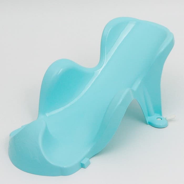 Набор для купания детский: ванночка 86 см, горка, ковш -лейка, голубой