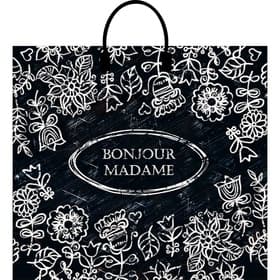 Пакет «Мадам», полиэтиленовый с пластиковой ручкой, 80 мкм 37×34 см