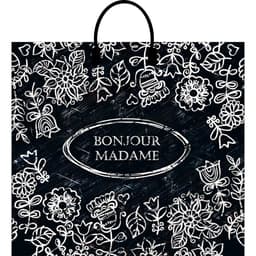 Пакет «Мадам», полиэтиленовый с пластиковой ручкой, 80 мкм 37×34 см