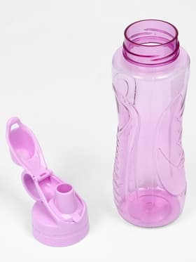 Бутылка для воды «Баунаталь», 600 мл, 23×8 см, спортивная, прозрачная, розовая