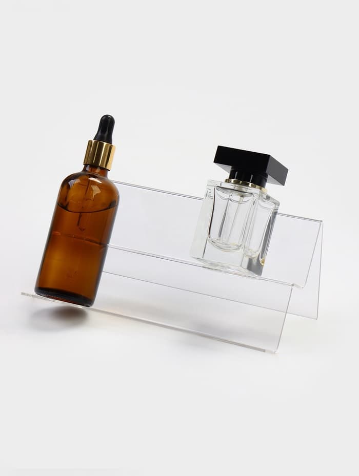 Горка 2 ступеньки наклонная, угол 45, 20×9×8 см, оргстекло 2 мм