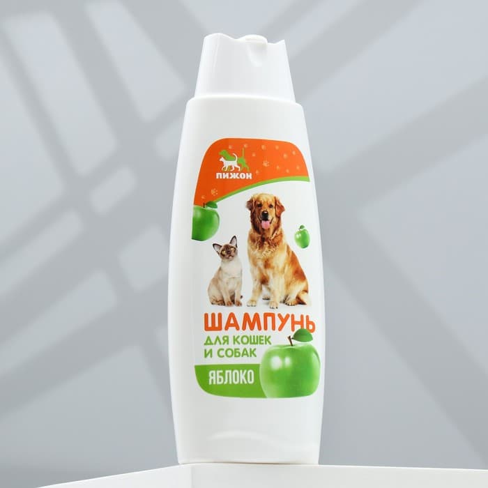 Шампунь для кошек и собак «Пижон», 250 мл, с ароматом яблока