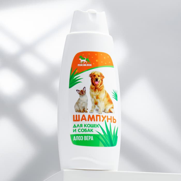 Шампунь для кошек и собак «Пижон», 250 мл, с ароматом алоэ вера
