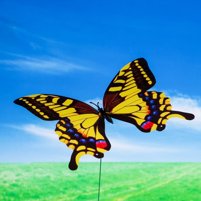 Штекер садовый «Бабочка альпина», 22×21 см, h=42 см, МИКС