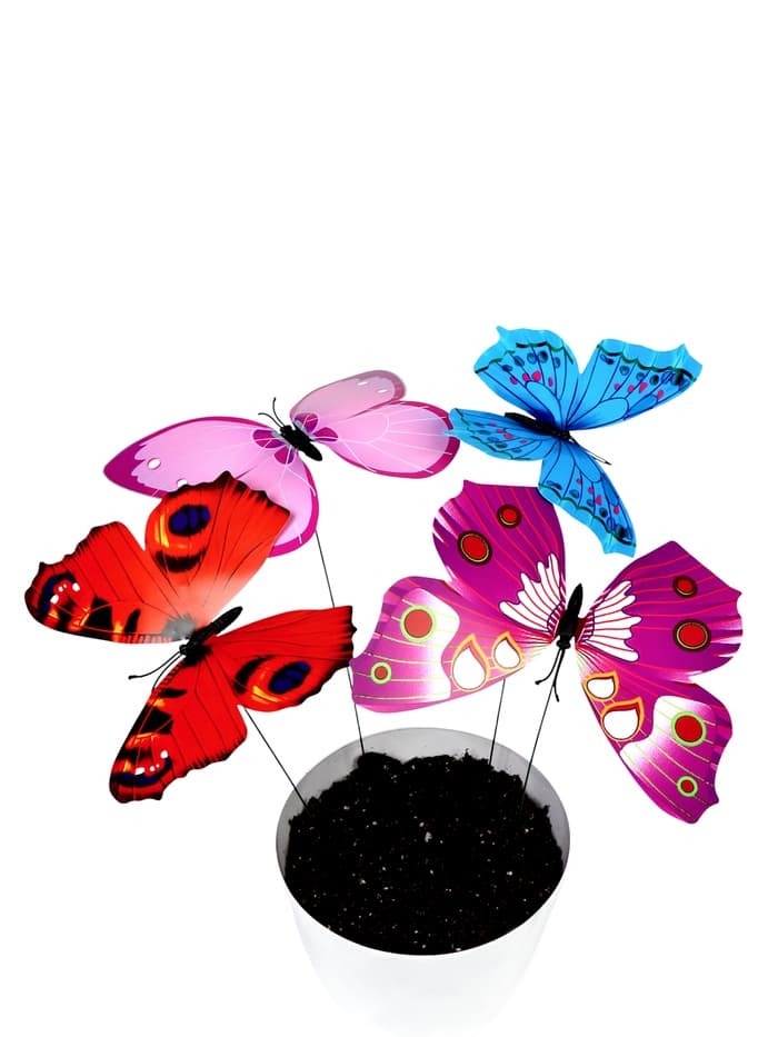 Штекер садовый «Бабочка альпина», 22×21 см, h=42 см, МИКС