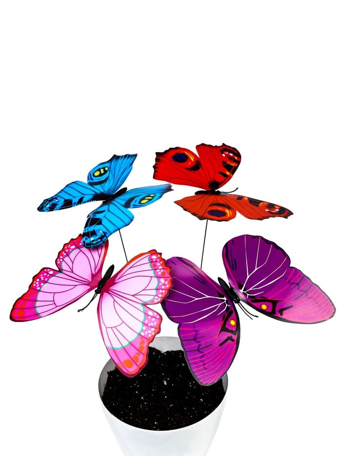 Штекер садовый «Бабочка альпина», 22×21 см, h=42 см, МИКС