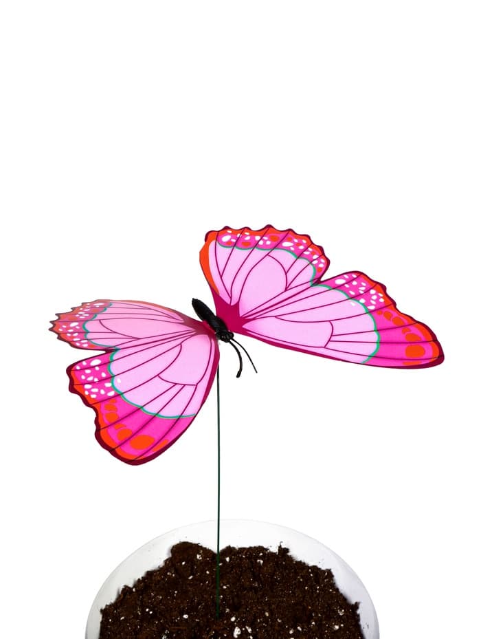 Штекер садовый «Бабочка альпина», 22×21 см, h=42 см, МИКС