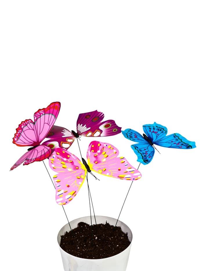 Штекер садовый «Бабочка альпина», 22×21 см, h=42 см, МИКС