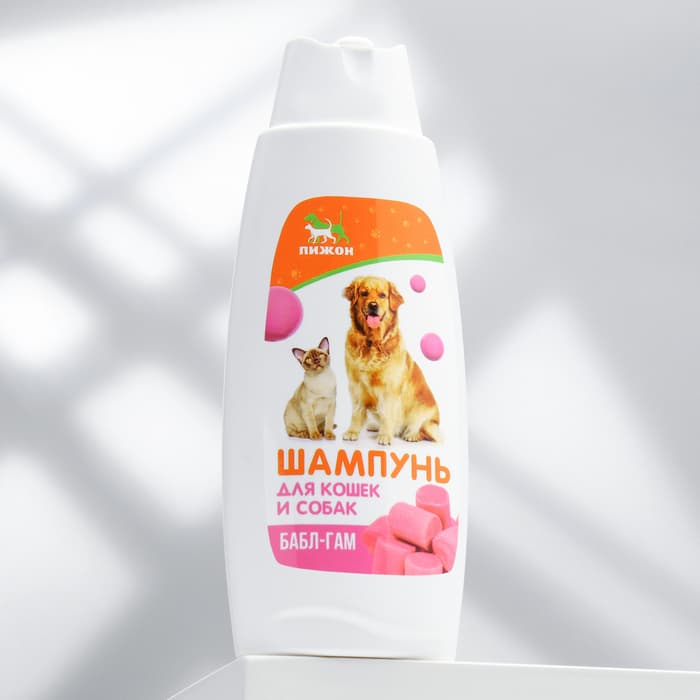 Шампунь для кошек и собак «Пижон», 250 мл, с ароматом Bubble Gum