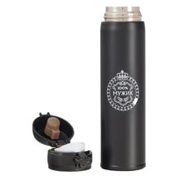 Термос «100% Мужик», 500 мл, 7×26 см