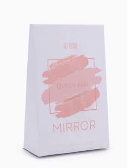 Зеркало с подставкой, с увеличением х2, двустороннее, 16.5×30.5 см, (13×16 см), МИКС