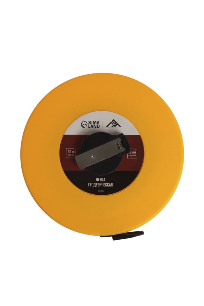 Рулетка геодезическая ЛОМ, фиберглассовая лента, закрытый корпус, 30 м × 13 мм