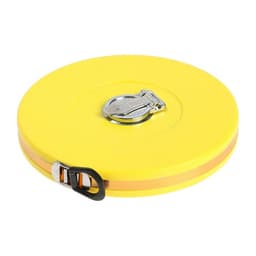 Рулетка геодезическая ТУНДРА, фиберглассовая лента, закрытый корпус, 50 м × 13 мм