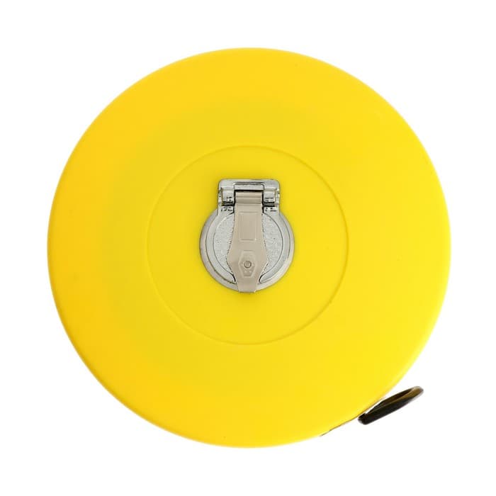 Рулетка геодезическая ТУНДРА, фиберглассовая лента, закрытый корпус, 50 м × 13 мм