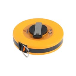 Рулетка геодезическая ТУНДРА, фиберглассовая лента, закрытый корпус, 10 м × 13 мм