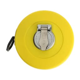 Рулетка геодезическая ТУНДРА, фиберглассовая лента, закрытый корпус, 10 м × 13 мм