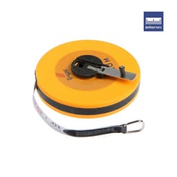 Рулетка геодезическая ТУНДРА, фиберглассовая лента, закрытый корпус, 20 м × 13 мм