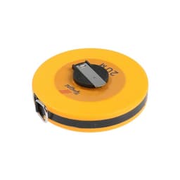 Рулетка геодезическая ТУНДРА, фиберглассовая лента, закрытый корпус, 20 м × 13 мм