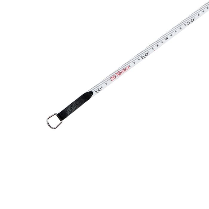 Рулетка геодезическая ТУНДРА, фиберглассовая лента, закрытый корпус, 20 м × 13 мм