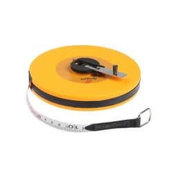 Рулетка геодезическая ТУНДРА, фиберглассовая лента, закрытый корпус, 30 м × 13 мм