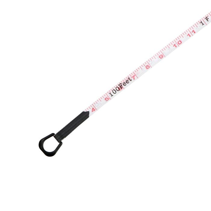 Рулетка геодезическая ТУНДРА, фиберглассовая лента, закрытый корпус, 30 м × 13 мм