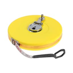 Рулетка геодезическая ТУНДРА, фиберглассовая лента, закрытый корпус, 30 м × 13 мм