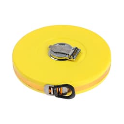 Рулетка геодезическая ТУНДРА, фиберглассовая лента, закрытый корпус, 30 м × 13 мм