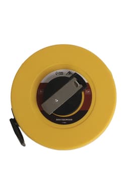 Рулетка геодезическая ЛОМ, фиберглассовая лента, закрытый корпус, 10 м × 13 мм