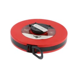 Рулетка геодезическая ЛОМ, фиберглассовая лента, закрытый корпус, 20 м × 13 мм