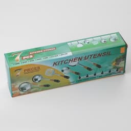 Набор кухонных принадлежностей «Стандарт», 6 предметов, на подвесе, серебристый