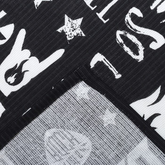 Кухонный набор «Доляна» Rock'n'roll: фартук 60×70 см, прихватка 20×20 см, полотенце 35×60 см