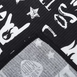 Кухонный набор «Доляна» Rock'n'roll: фартук 60×70 см, прихватка 20×20 см, полотенце 35×60 см