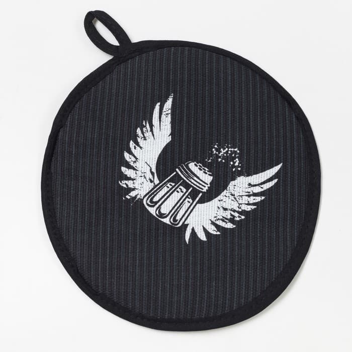 Кухонный набор «Доляна» Rock'n'roll: фартук 60×70 см, прихватка 20×20 см, полотенце 35×60 см