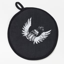 Кухонный набор «Доляна» Rock'n'roll: фартук 60×70 см, прихватка 20×20 см, полотенце 35×60 см