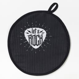 Кухонный набор «Доляна» Rock'n'roll: фартук 60×70 см, прихватка 20×20 см, полотенце 35×60 см