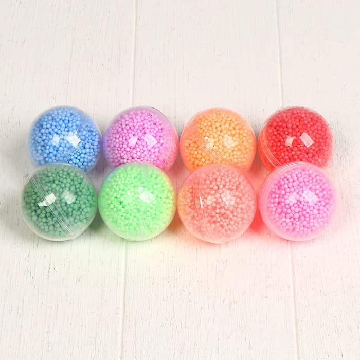 Шариковый пластилин крупнозернистый 2.4 г, цвета МИКС