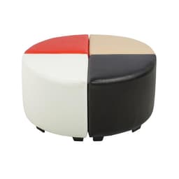 Пуф детский «Марио», 400×400×380 мм, экокожа, цвет красный