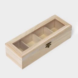 Ящик для хранения чайных пакетиков Доляна «Ахмадабад», 4 ячейки, 25×9.5×6.5 см