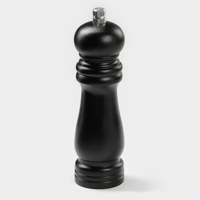 Мельница для специй Доляна, 17×4.5 см, металлический механизм, цвет чёрный
