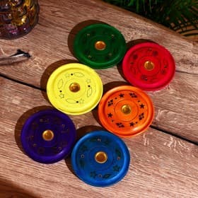 Подставка под благовония «Яркие цвета», 10×10×1 см, МИКС