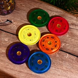 Подставка под благовония «Яркие цвета», 10×10×1 см, МИКС