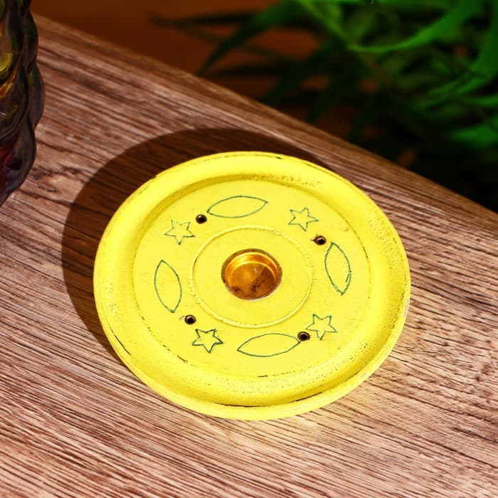 Подставка под благовония «Яркие цвета», 10×10×1 см, МИКС